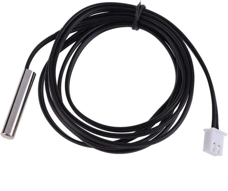 1 m hochpräziser, wasserfester NTC 10K/B3435-Thermistor-Temperaturfühler