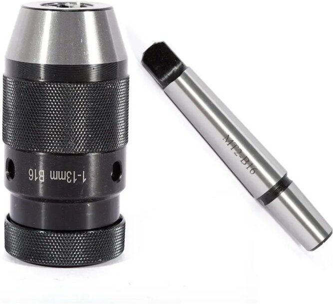 MT2-B16+1-13-B16 selbstspannende Bohrklappe zur Befestigung verschiedener Drehwerkzeuge, Spannbereich 1-13mm