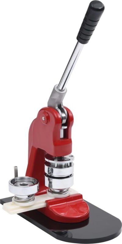 Buttonmaschine mit Kreisschneider 58 mm - Vidaxl