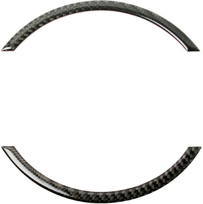 Tlily - Echtkohlefaser für F55 F56 Konsolen Navigation Bildschirm Rahmen Verkleidung