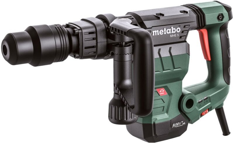 Metabo - SDS-max Meißelhammer mhe 5 1100 w Bügelhandgriff + Kunststoffkoffer