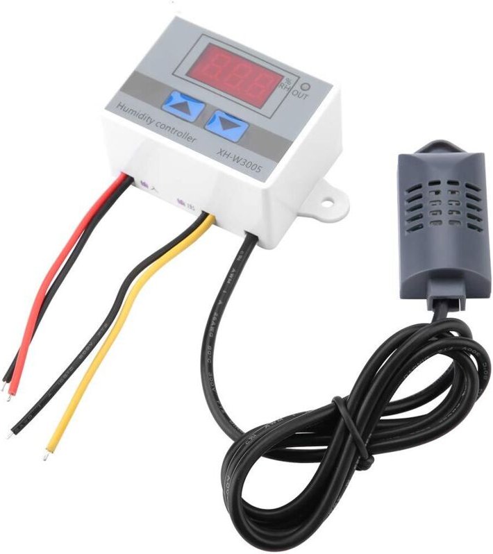 XHW3005 Feuchtigkeitssensor Hygrostat 230 V Digitaler Hygrometer-Schalterregler 0 bis 99 % R (220 V)