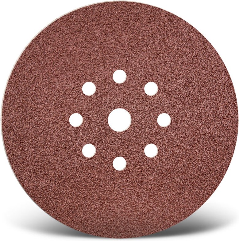 Red Klett-Schleifscheiben, 225 mm, 9-Loch, f. Trockenbauschleifer, Normalkorund (10 Stk.) K16 - Menzer