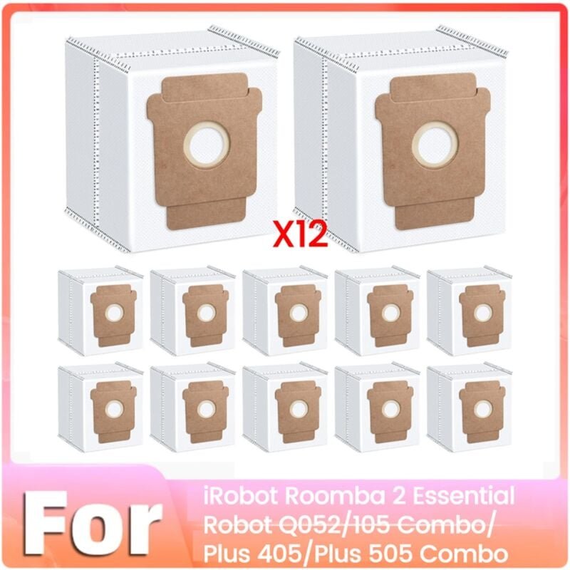 12-teiliger Staubbeutel für 2 Essential Robot Q052/105 Combo