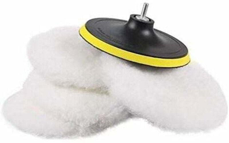 Stück 180 mm Wolle Polierschwamm Scheiben Polieren Polierpads für Poliermaschine Poliermaschine