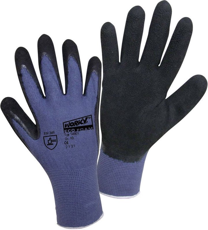 Leipold Doehle eco latex foam 14901-8 Viskose Arbeitshandschuh Größe (Handschuhe): 8, m en 388 cat