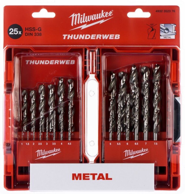 HSS-G Thunderweb Metallbohrer-Kassette 25-tlg.