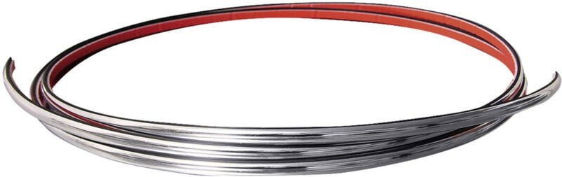 Zierleiste universal Chrom 2,45m x 21mm Zierleiste - Eufab