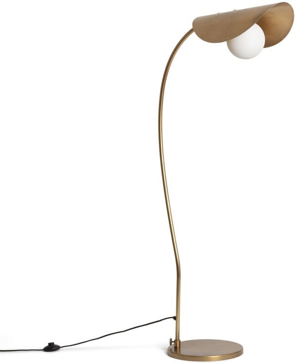 LED Stehleuchte aus Metall Bratonci Gold