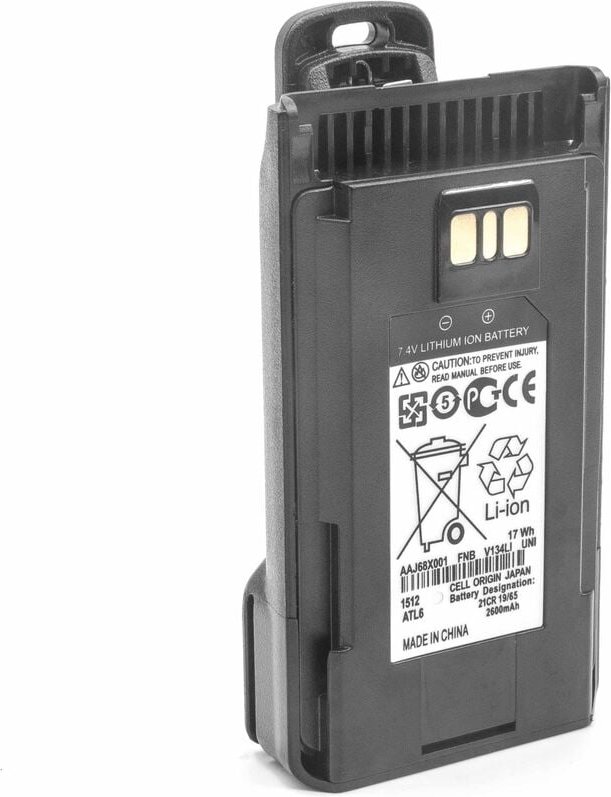 Thumbnail - Akku Ersatz für Yaesu / Vertex AAJ67X001, AAJ68X001, FNB-V133LI, FNB-V134LI für Funkgerät, Walkie Talkie (2600mAh, 7,4V,...