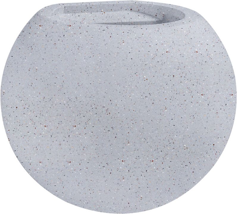 Wandleuchte Innen Wandlampe Flur Lampe Rund Indirektes Licht Up Down Effekt G9 ohne Leuchtmittel, Sandstein-Grau - Paco ...