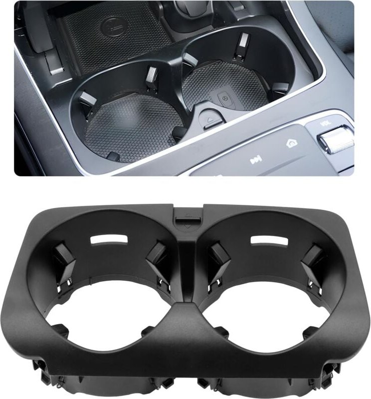 Mittelkonsole Getränkehalter für W205 W213, Getränkehalter Auto Getränkehalter für Mercedes C-Klasse E-Klasse A205680069...