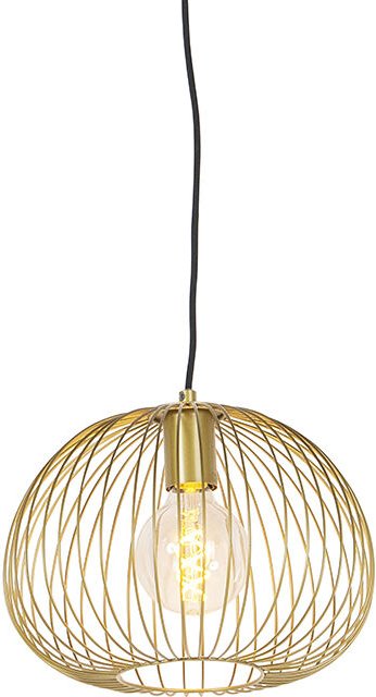 Design Hängelampe Gold - Wire Dough
