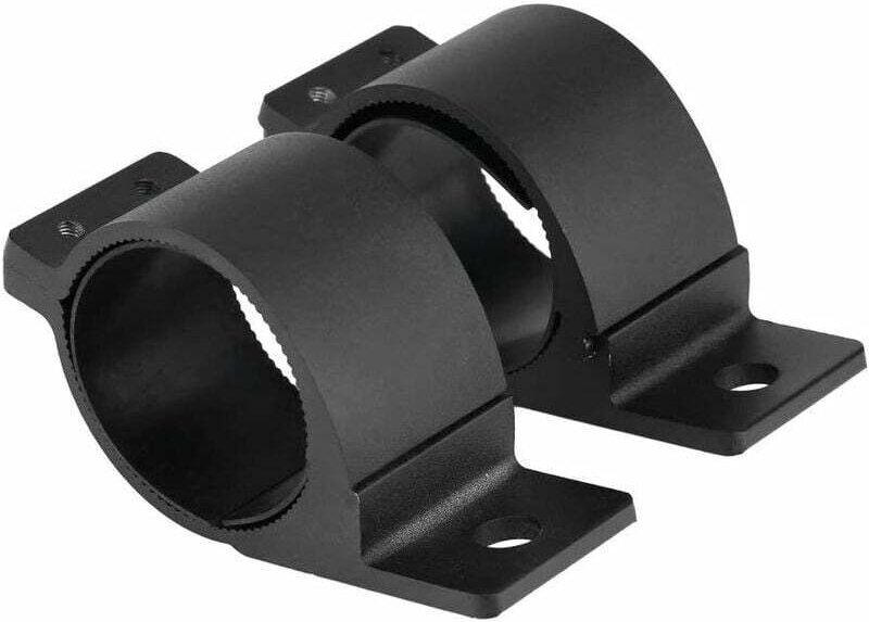 ZVD-2 Stangenmontagehalterungen, Keenso Aluminium-Stangenmontageklemmen für LED-Scheinwerferstangen für Kraftfahrzeuge (...