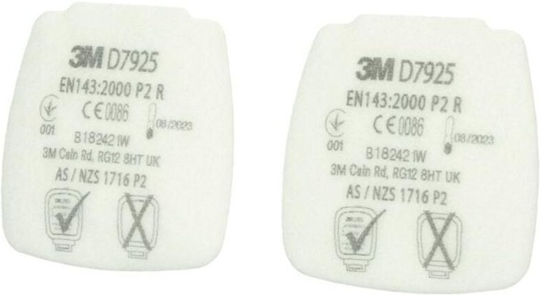 FP - 3M Partikel-Einlegefilter D7925 P2 r 4 Stk
