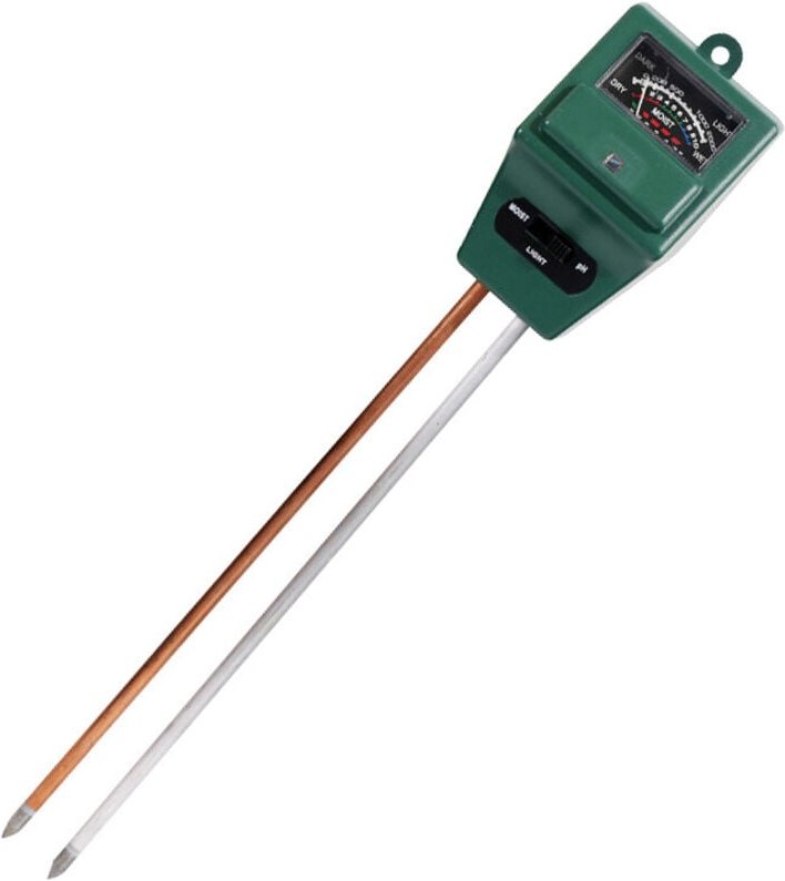Boden-pH-Meter, MS02 3-in-1-Boden-Feuchtigkeits- / Licht- / pH-Tester Garten-Toolkits für die Pflanzenpflege, ideal für ...
