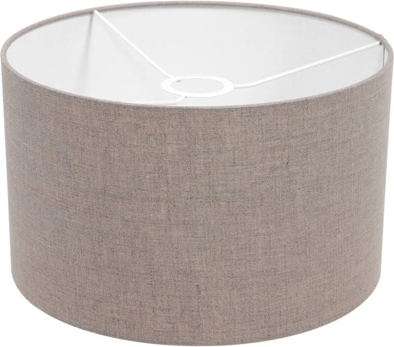 Lampenschirm - Shade - grau - leinen - ø 30cm - E27 - Steinhauer