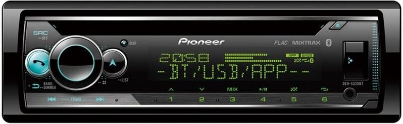 Pioneer DEH-S520BT 1-DIN CD-Tuner USB, Spotify