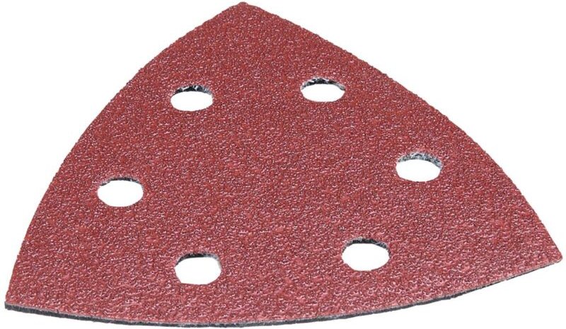 Makita Schleifpapierset Deltoid, 94 mm, 5 x 2 Stk. K60 / K80 / K120 / K180 / K240 • 94 mm • Rot • 10 Stück • Holz / Hart...