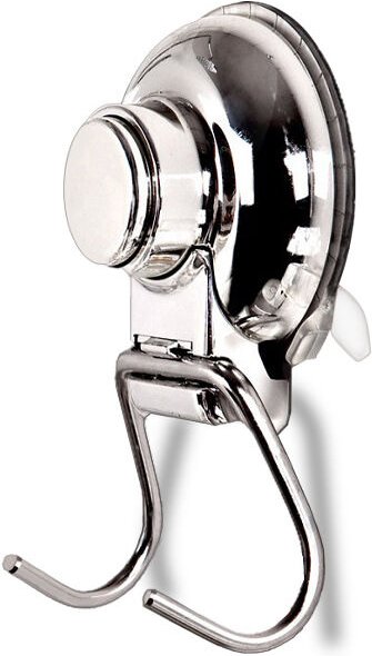 Sollbry - Doppelter Saugnapfhaken – Vakuumsystem – kein Bohren – Handtuch- und Bademantelhaken – Edelstahl – Wandhaken f...