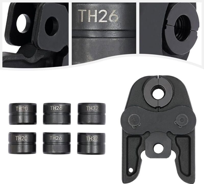 Pressbacken Presszangen, TH16-20-26-32 Pressbacke,mit TH-Kontur,für Verbundrohr von Aluminium-Kunststoff, pex, Kupfer,Ed...