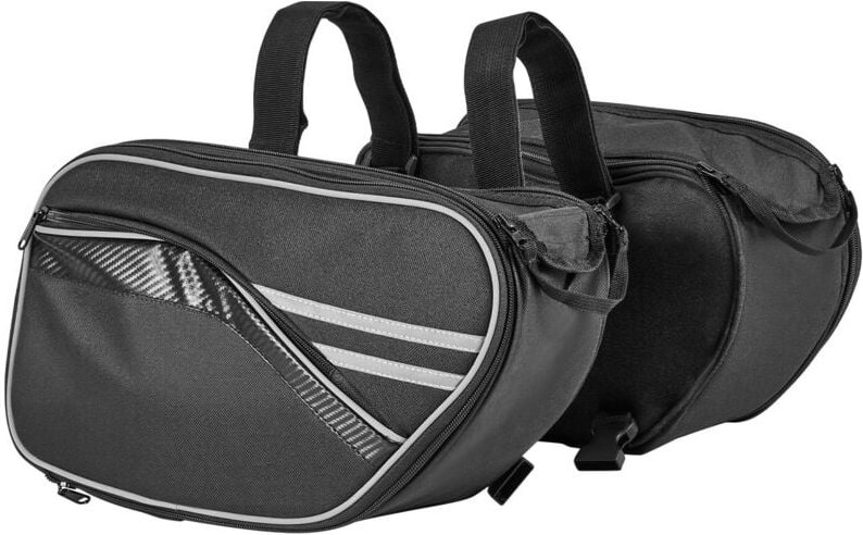 Mophorn Motorrad-Satteltasche, 15 L x 2 großes Fassungsvermögen, Seitentasche mit wasserabweisender Regenhülle und Gurte...