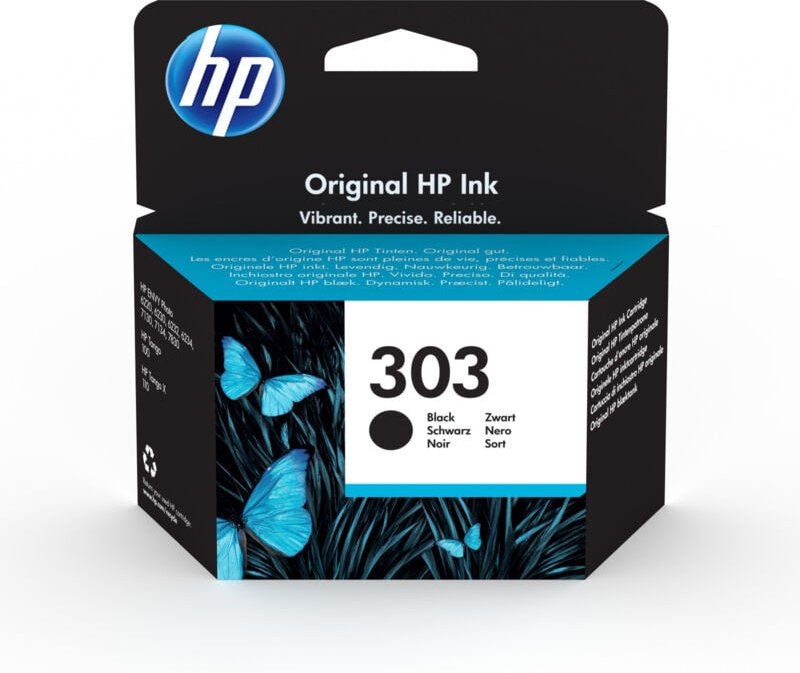 Thumbnail - Hewlett Packard - Hp tinte t6n02ae 303 schwarz