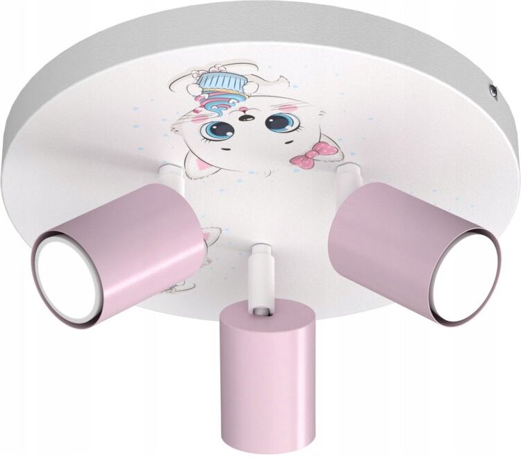 Kinderdeckenleuchte Für Ein Mädchen Katze Led Polnische Lampe Gu10