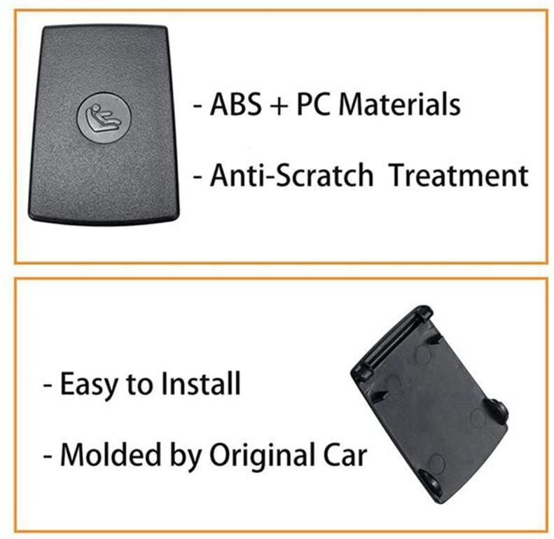 4X für -BMW F20 F30 F31 E84 E87 3er-Reihe Hintere Kindersitzverankerung ISOFIX-Abdeckung 52207319686