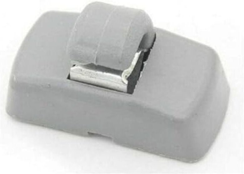 ZVD - Support de serrage pour pare-soleil, 3B0857561, support de crochet, deux pièces (gris)(4.22.1cm)