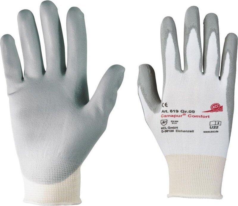 Honeywell - 061910941E Handschuhe Camapur Comfort 619+ Größe 10 weiß/grau en 388 p