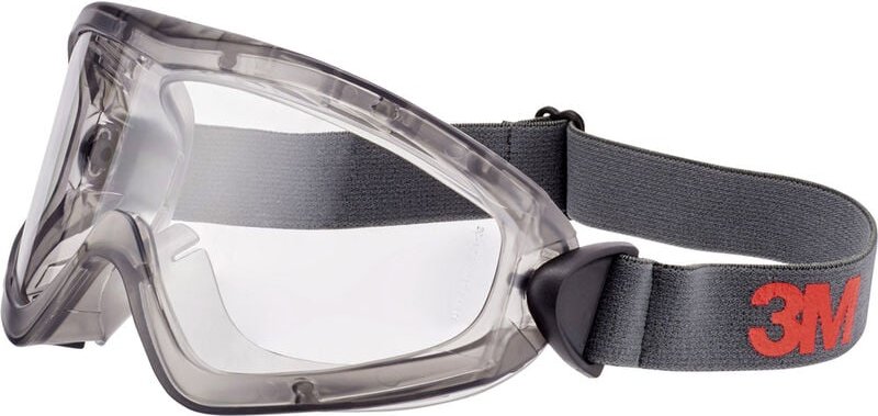 3M 2891-SG Vollsichtbrille mit Antibeschlag-Schutz Grau