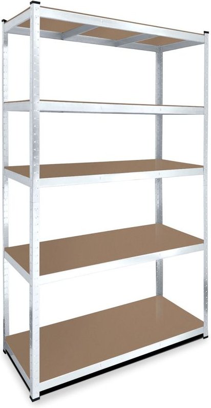 Lagerregal 200 x 90 x 60 cm Traglast 875 kg Regal Schwerlastregal Steckregal verzinkt