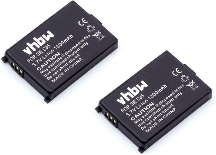 Vhbw - 2x Akku kompatibel mit Siemens Gigaset 4000L Micro, 4010 micro, 4000s micro, 4000 micro schnurlos Festnetz Telefo...