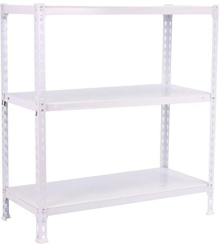 Simonrack Metallregal weiß 3 Ebenen 900x900x300 mm