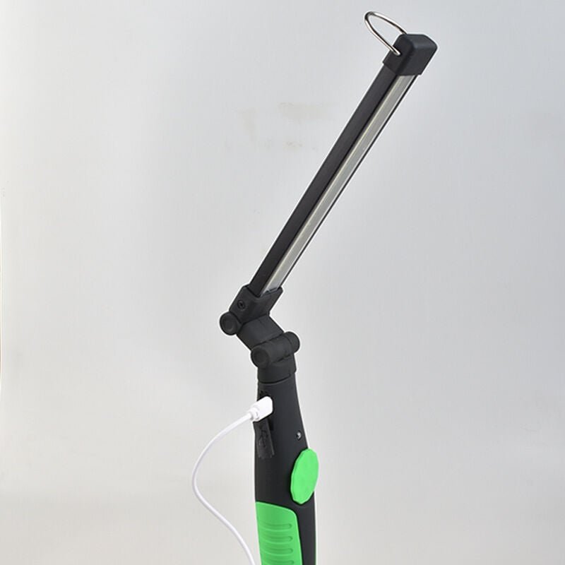 COB-Arbeitsleuchte, wiederaufladbare, faltbare LED-Taschenlampe, Inspektionslampe mit Magnetfuß und Aufhängehaken für Kf...