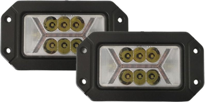 40W led Offroad-Arbeitsleuchte, rechteckig, x Nebelscheinwerfer, blaues Licht für Auto, lkw, atv, Anhänger, Motorrad