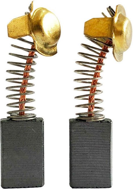 Trade-shop - 2x Kohlebürsten Motorkohlen 7x11x17/18,5mm für Hitachi Gehrungssäge C10FSB C10FSH C5YA C5YC C6 CM6 C6MF C6M...