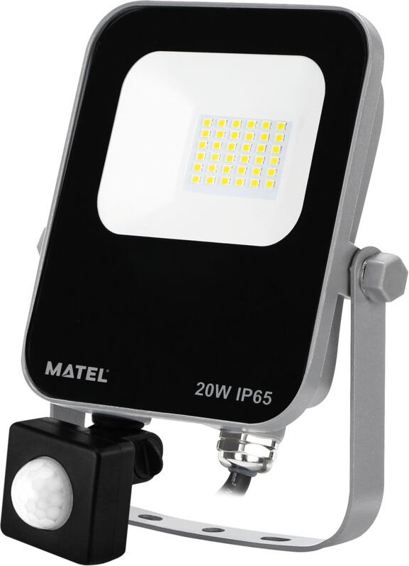 Matel - LED-Aluminiumprojektor mit Chip, Samsung-Sensor, 20 w, kalt