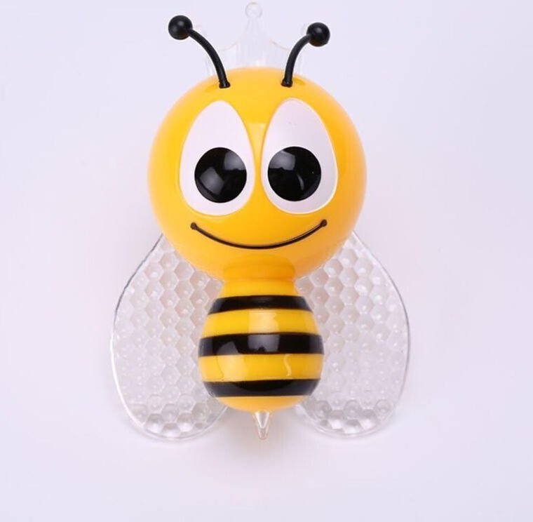 Bienen-Nachtlicht-Design – Lichtgesteuertes Wandnachtlicht für Babys
