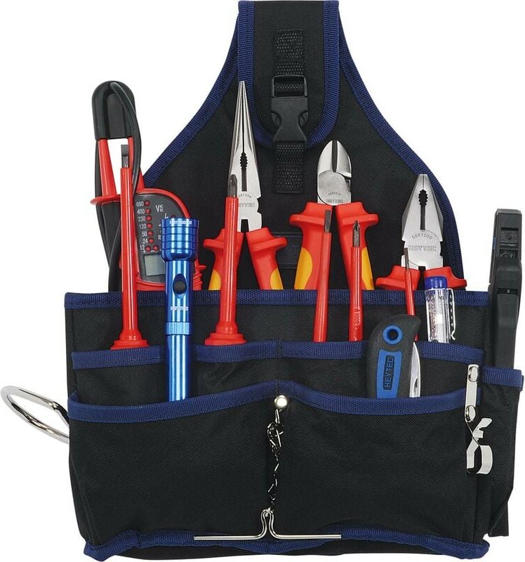 50849-14 VDE-Elektrikersatz in Gürteltasche, 13-tlg.