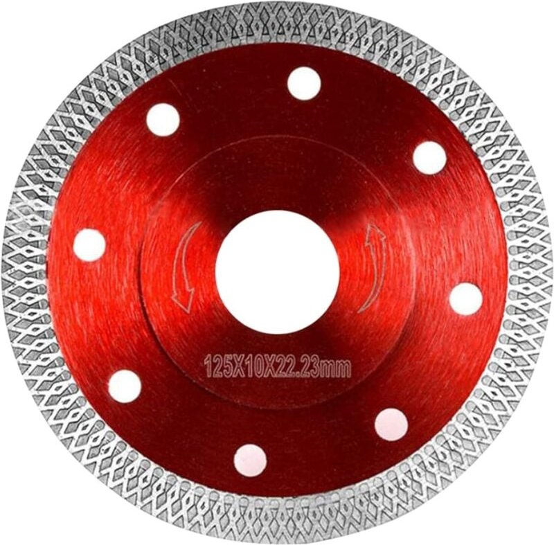 Ccykxa - 125 Fliesen, Fein-Trockenschnitt-Diamantscheibe, Diamant-Trennscheibe, Kreissägeblatt für Fliesen, Granit, Kera...