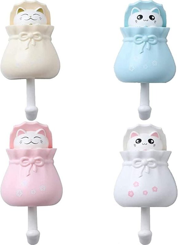 Sollbry - Stück Tier-Wandhaken, Kinder-Klebehaken, Kinder-Handtuchhaken, dekorative Kinder-Klebehaken für Mantel, Handtu...