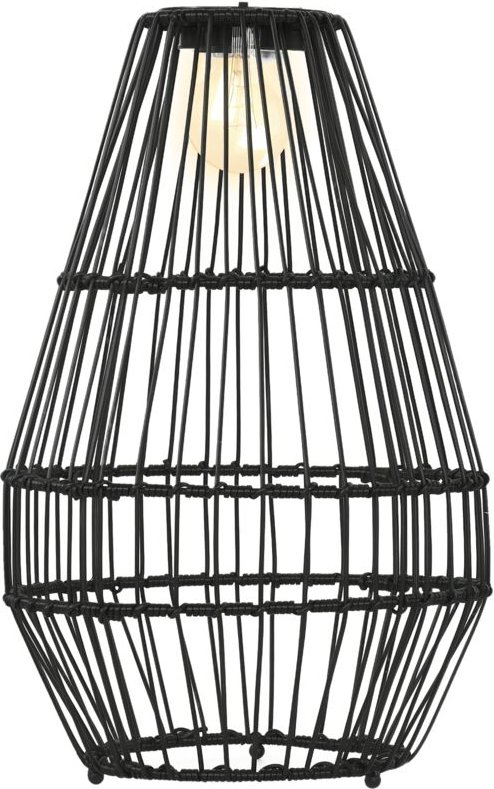 Solarleuchte, Rattan Solarlampe, Wasserdichte Wegleuchte mit Lichtsensor, Automatische led Gartenlampe mit Trommel-Desig...