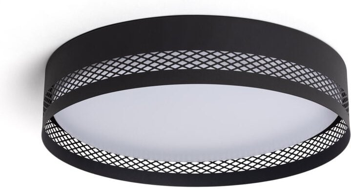 Efectoled - led Deckenleuchte 40W Metall Saska l Mattschwarz