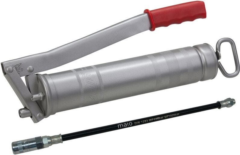Mato - Hebel-Fettpresse e 500 m mit Gummipanzerschlauch 300 mm