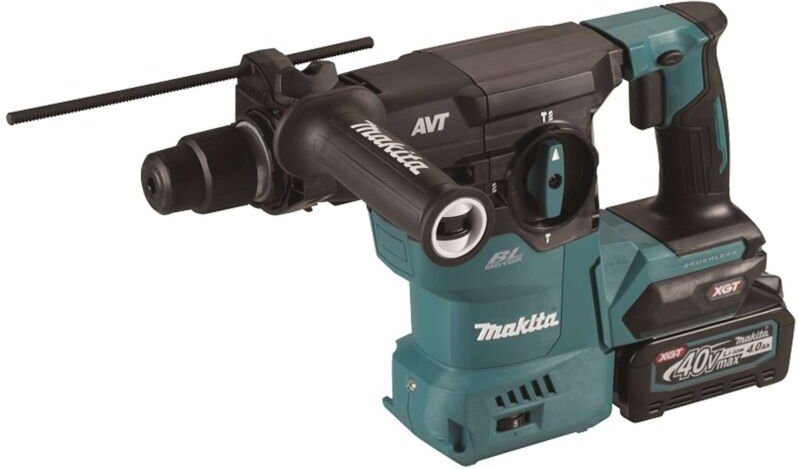 Werkzeug - 40V Akku-Kombihammer, 2x Li-Ion xgt 4,0 Ah, Ladegerät HR008GM203 - Makita