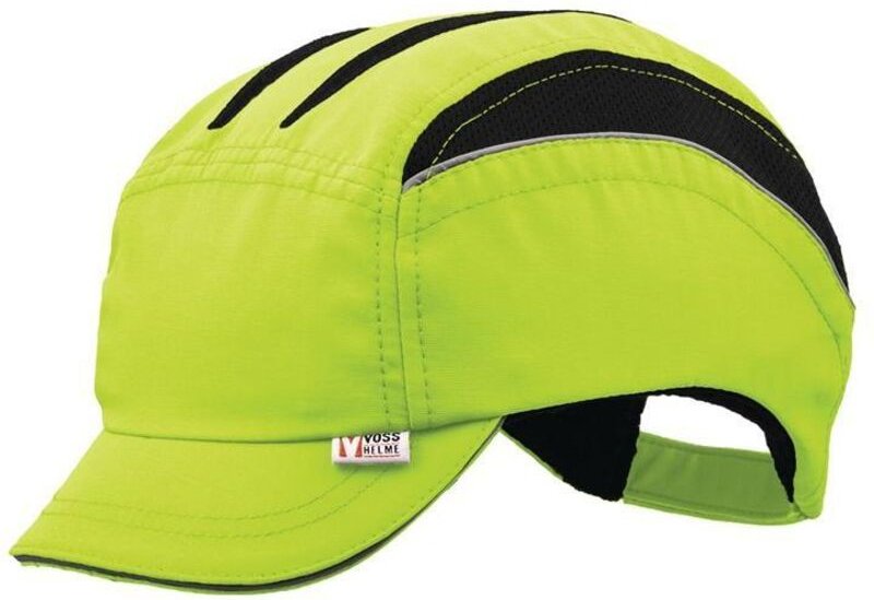 Voss Helme - Voss Anstoßkappe-Cap neo 53-61cm signalgelb Nyl.EN812:2012-04
