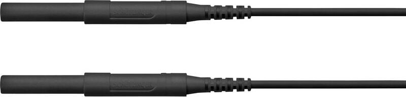 Hspl 8568 / AWG16 / 200 / sw Sicherheits-Messleitung Stecker 4 mm Stecker 4 mm Schwarz - Schützinger
