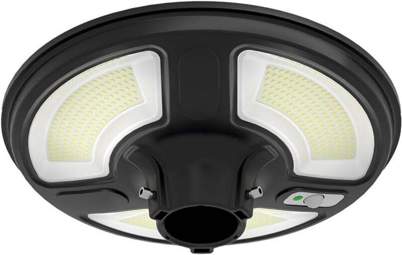 Solar led mastkopf v-tac 10w 4000k ip65 mit bewegungssensor vt-65w - 5152